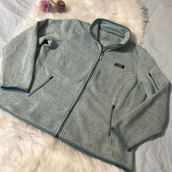 L.L. Bean Full Zip Sweater Fleece Jacket - Picture 1 of 12